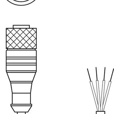 Разъем с кабелем Leuze Electronic KD U-M12-4A-P1-050