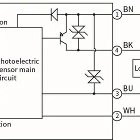 Оптический датчик LANBAO PSE-YC35DNBR-E3