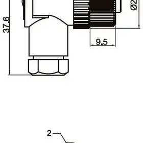 Разъем LANBAO QE12-N4G 1001
