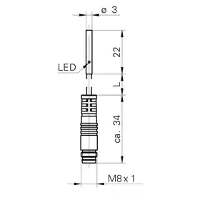 Индуктивный датчик Baumer IFRM 03P3501/KS35L