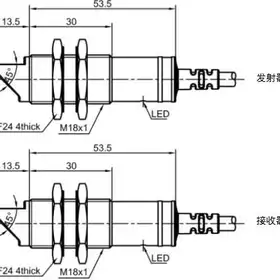 Оптический датчик LANBAO PR18G-TM20DNO
