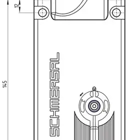 Дверной выключатель безопасности Schmersal AZM400Z-ST-I2-1P2P-T