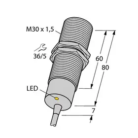 Индуктивный датчик TURCK BI10-M30-AP6X/S120