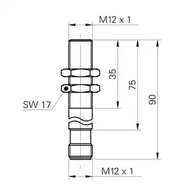 Индуктивный датчик расстояния Baumer IPRM 12I9506/S14