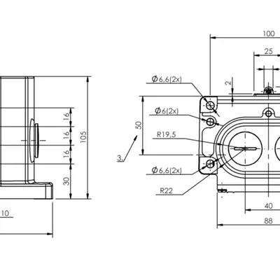 Блочный выключатель Balluff BNS 819-D04-R16-100-10