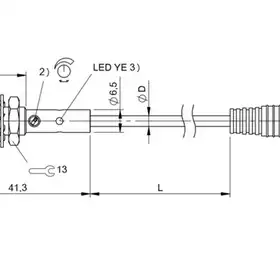 Оптический датчик Balluff BOS 08E-NS-KH22-00,2-S49