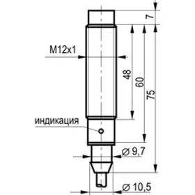 Индуктивный датчик ТЕКО ISN EF26A-32N-4-LZ-C
