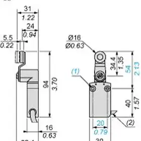 Kонцевой выключатель Telemecanique XCMN2115L1