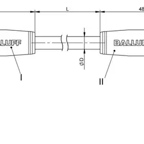Соединительный кабель Balluff BCC M415-M413-3A-301-PS0350-050