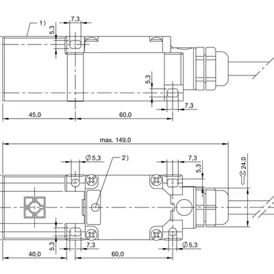 RFID головка чтения/записи Balluff BIS C-61R-001-08P-PU-05