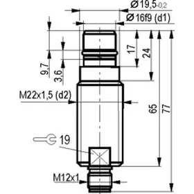 Индуктивный датчик ТЕКО ISB WC61S8-32N-3-S4-35