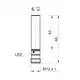Индуктивный датчик Baumer IFBR 11P17T1/S14L-9