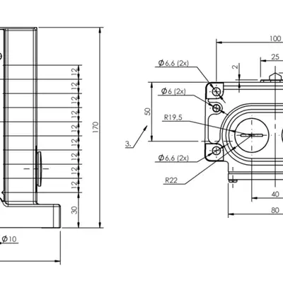 Блочный выключатель Balluff BNS 819-D10-D12-100-10