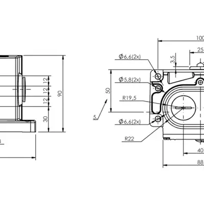 Блочный выключатель Balluff BNS 819-D04-E12-100-10-FD