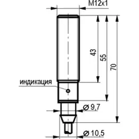 Индуктивный датчик ТЕКО ISB AF2A-31N-2F-L