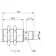 Индуктивный датчик Balluff BES M18ME-PSC50B-S04G-003