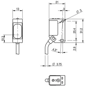 Оптический датчик DATASENSING QMRS/0N-0A