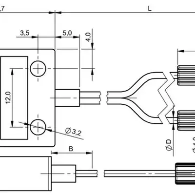 Оптоволоконный кабель Balluff BFO D13-LG-10-EAK-30-02