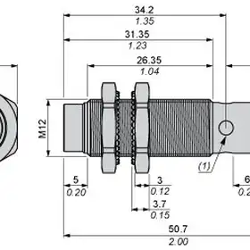 Индуктивный датчик Telemecanique XS212B4PBM12
