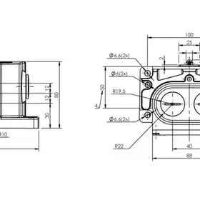 Блочный выключатель Balluff BNS 813-D03-R12-100-22-03-FC