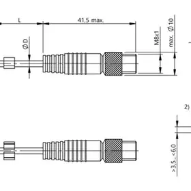 Магнитный датчик для цилиндра Balluff BMF 235K-PS-C-2A-SA2-S49-00,5