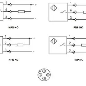 Индуктивный датчик LANBAO LR18XBF05DNCW1-E2