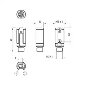 Оптический датчик Wenglor OEDK803A0002