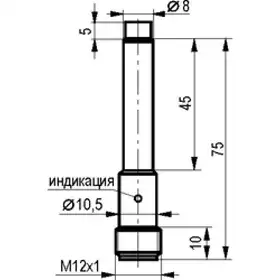 Индуктивный датчик ТЕКО ISN GC11B-32N-4-LS4