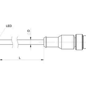 Индуктивный датчик Balluff BES M12EA-NSC60F-EP00,3-GS04