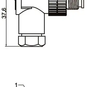 Разъем LANBAO QE12-W4G