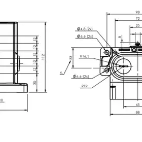 Блочный выключатель Balluff BNS 813-D06-R12-62-22-06