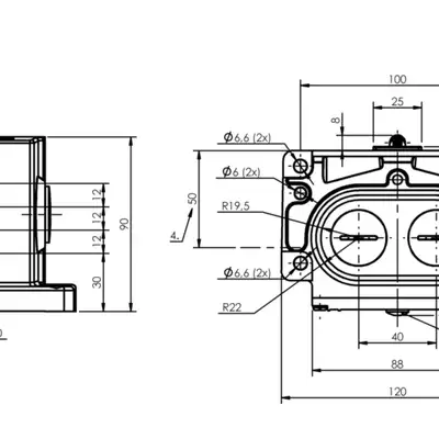 Блочный выключатель Balluff BNS 813-D04-L12-100-10-03-FD
