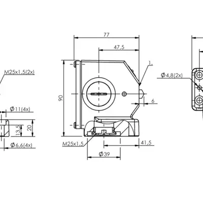 Блочный выключатель Balluff BNS 819-B03-D16-72-10