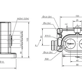 Блочный выключатель Balluff BNS 829-D05-D12-100-10-FD-S90L