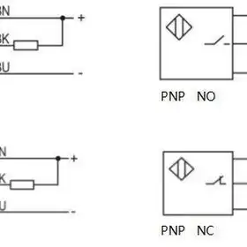 Индуктивный датчик LANBAO LR16XBF02DPCB
