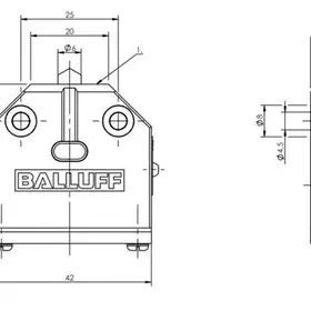 Одиночный выключатель Balluff BNS 819-100-D-10-S4