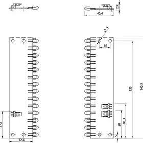 Световая завеса DATASENSING NX14SR/XCN-AT10