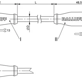 Соединительный кабель Balluff BCC S425-S414-3A-606-PX0434-080