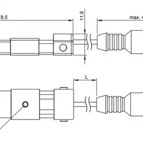 Индуктивный датчик Balluff BES Z06K-PSC16F-BP00,1-GS04