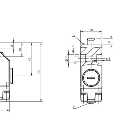 Одиночный выключатель Balluff BNS 819-FD-60-101-FD