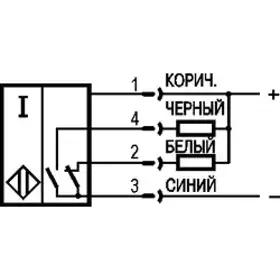 Индуктивный датчик ТЕКО ISN EC4A-43N-8-LS4