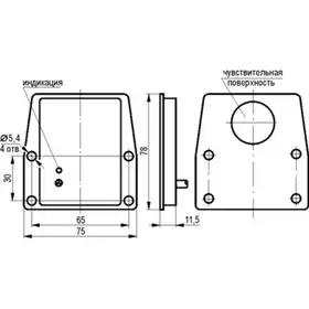 Индуктивный датчик ТЕКО ISB L2A-31P-10-L