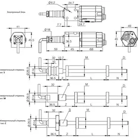 Магнитострикционные датчики линейных перемещений AMT Linear Position Sensor серии KD Profibus-DP