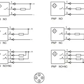 Оптический датчик LANBAO PR18G-BC10DPO-E2