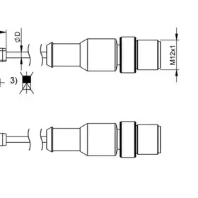 Магнитный датчик для цилиндра Balluff BMF 415KW-HAKKI-W-5-P3-S4-00,3