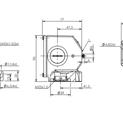 Блочный выключатель Balluff BNS 819-B04-R12-72-10