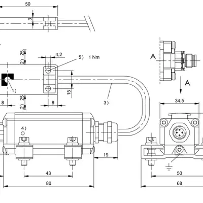RFID головка чтения/записи Balluff BIS M-402-072-004-07-S4