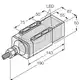 Индуктивный датчик TURCK NI35-CP40-VP4X2/S369-F 30M