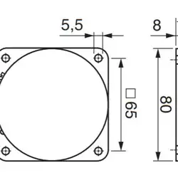 Индуктивный датчик EGE-Elektronik IDT 080 GSP