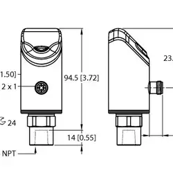 Датчик давления TURCK PS510-100-02-LI2UPN8-H1141